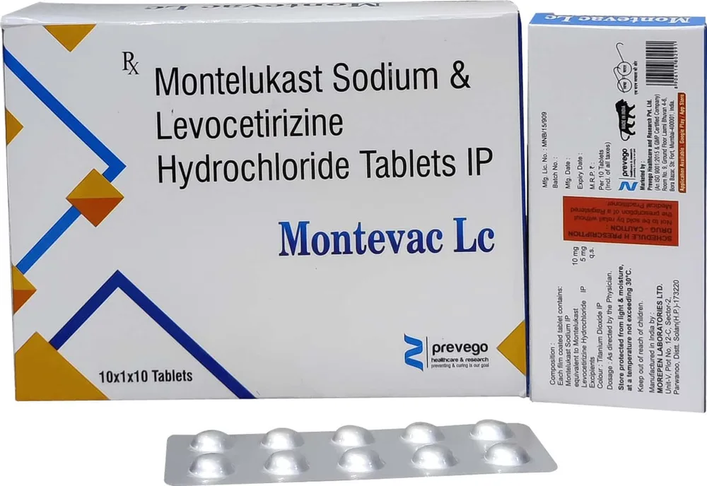 Montevac Lc Strip Of 10 Tablets