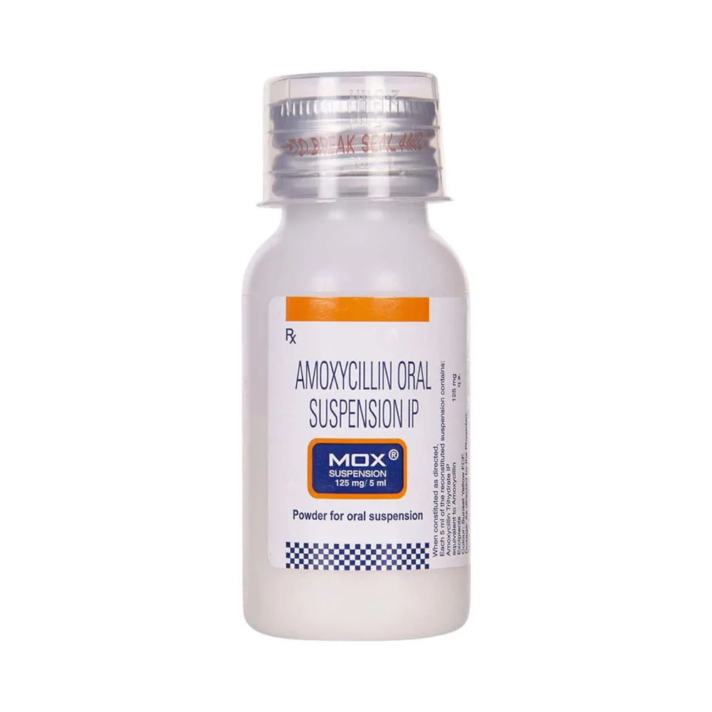 Mox 125mg Bottle Of 60ml Dry Suspension