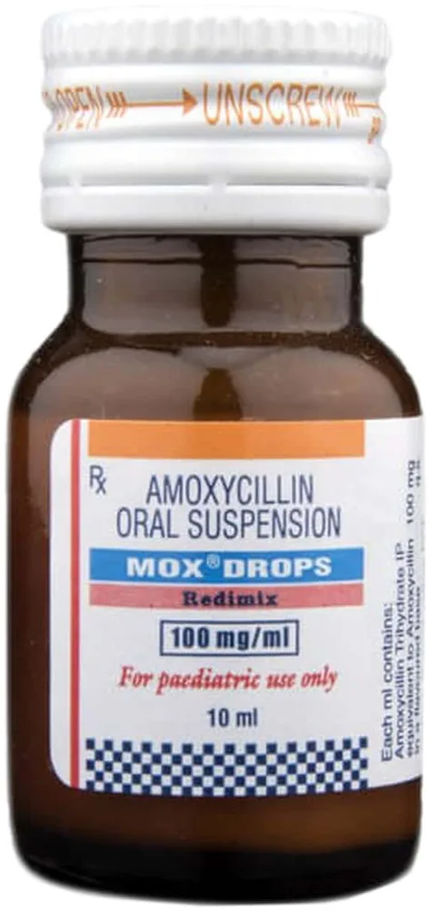 Mox 100mg Redimix Bottle Of 10ml Oral Drops