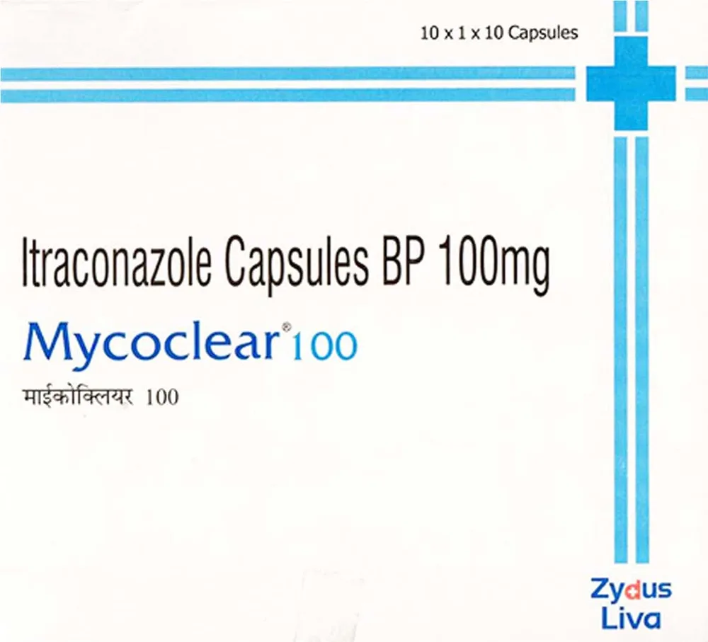 Mycoclear 100mg Strip Of 10 Capsules