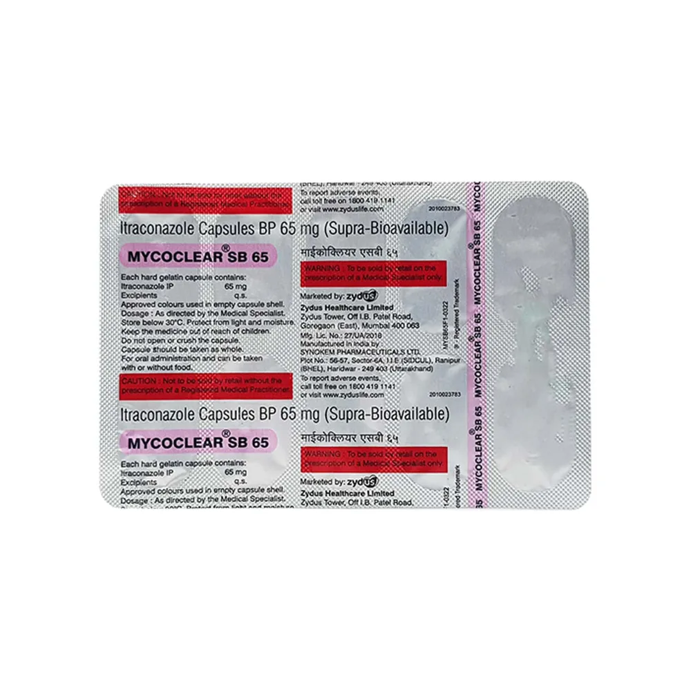 Mycoclear SB 65 Capsule