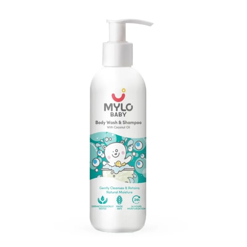 Mylo Baby Body Wash & Shampoo - 200 ml