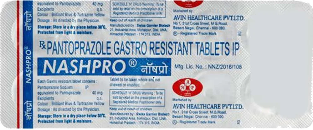Nashpro 40mg Strip Of 10 Tablets