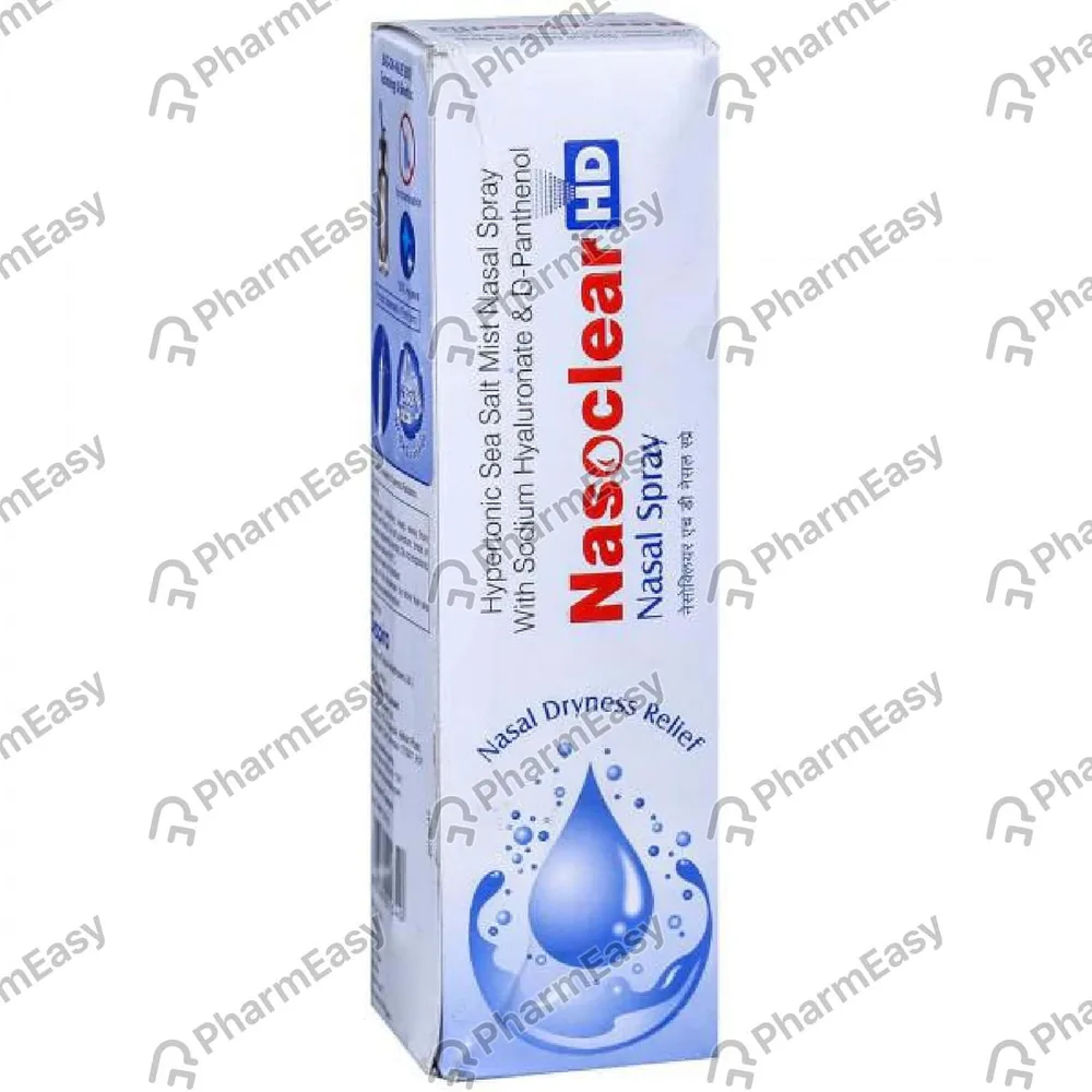 Nasoclear Hd Bottle Of 100ml Nasal Spray