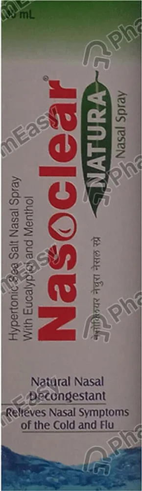 Nasoclear Natura Bottle Of 30ml Nasal Spray