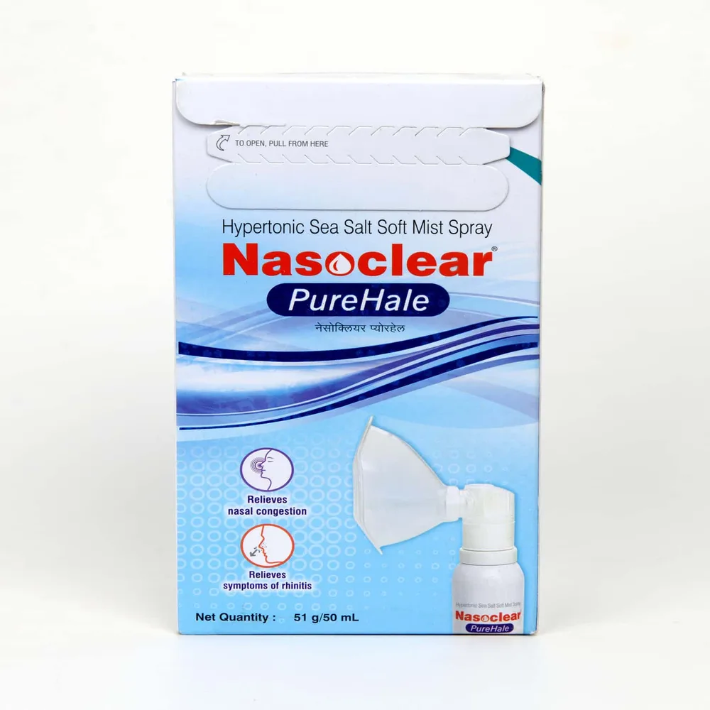 Nasoclear Purehale Bottle Of 50ml Spray