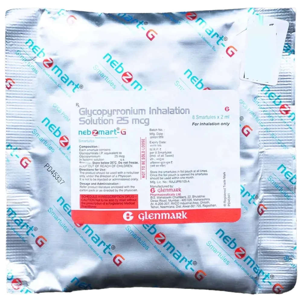 Nebzmart G 25mcg 2ml Packet Of 8 Smartules