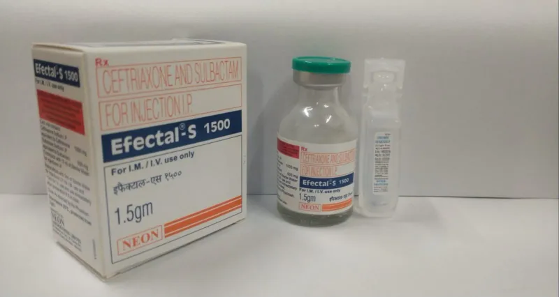 Efectal S 1000 mg/500 mg Injection (Neon)