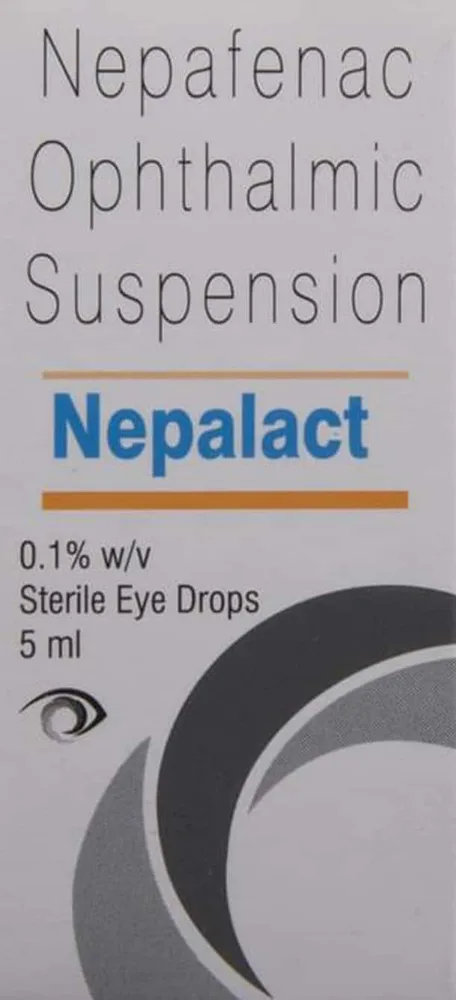 Nepalact 0.1% Bottle Of 5ml Eye Drops
