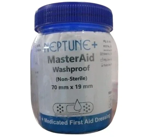 Neptune Master Aid Washproof  ( Non -Sterile )  - 100 Strips