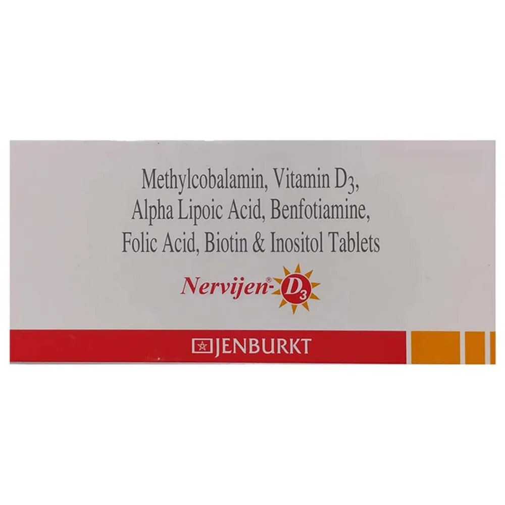 Nervijen D3 Strip Of 10 Tablets