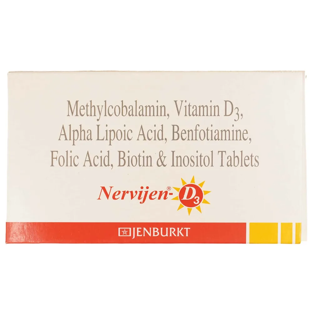 Nervijen D3 Strip Of 15 Tablets