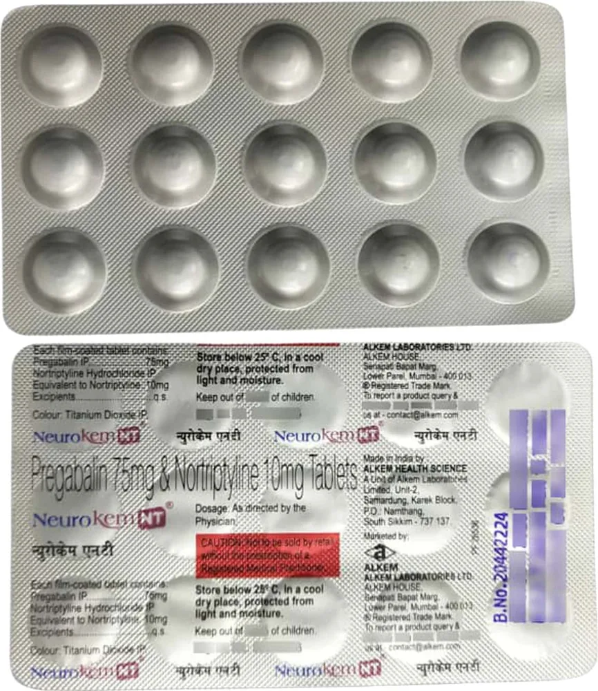 Neurokem Nt 75/10mg Strip Of 15 Tablets