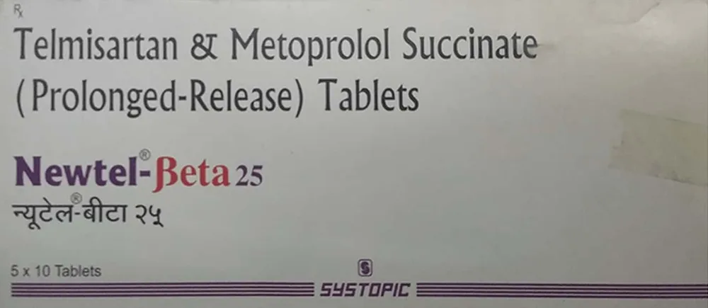 Newtel Beta 25mg Strip Of 10 Tablets