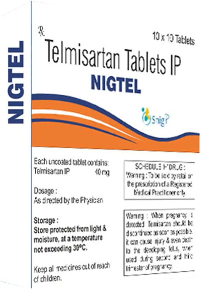 Nigtel 40mg Strip Of 10 Tablets