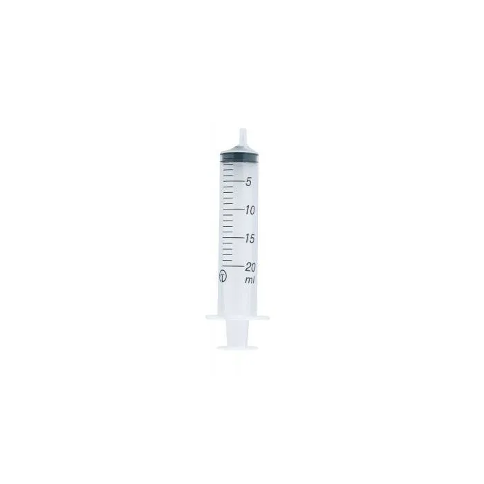 Nipro 20mL Luer Slip Syringe with 21G Needle – Sterile, Single-Use (Eccentric Tip) | 50 Units Pack