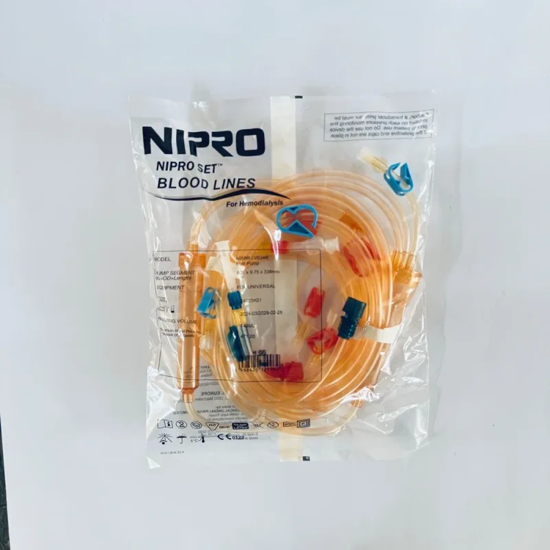 Nipro Blood Tubing Set for dialysis- Advanced Medical Grade Material | Robust Build, Compact Design, Optimal Performance