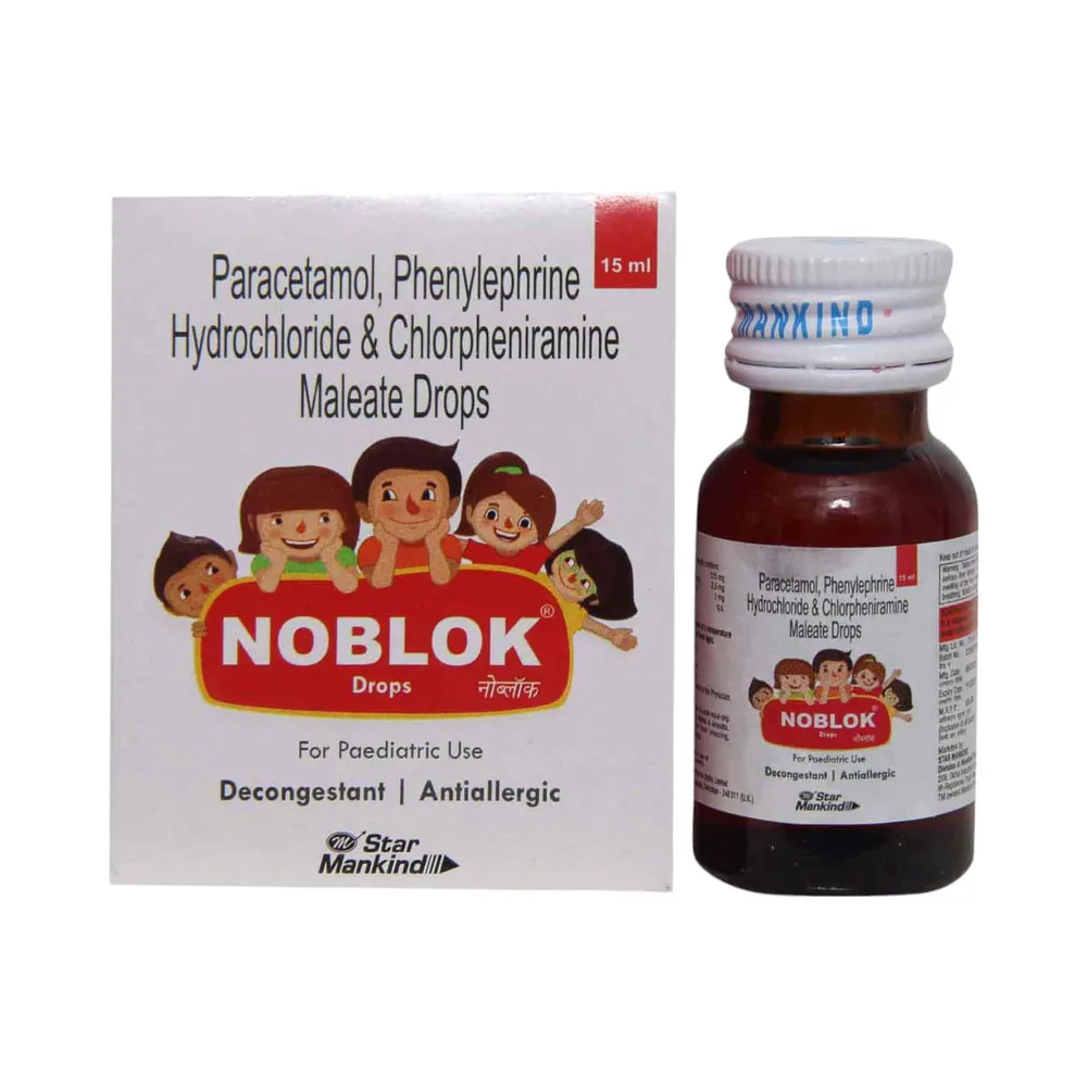 Noblok Bottle Of 15ml Oral Drops