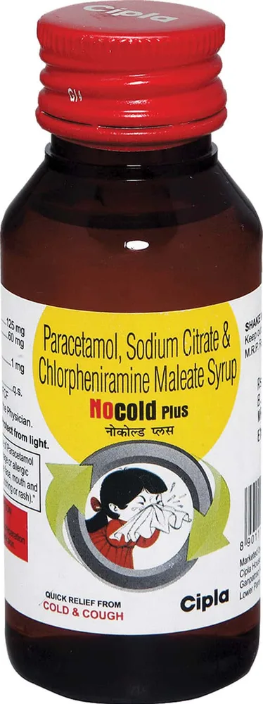 Nocold Plus Bottle Of 60ml Syrup