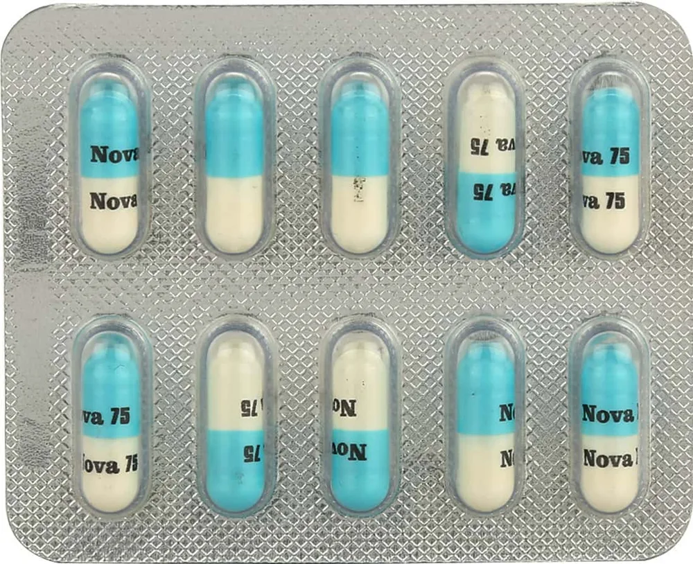 Nova 75mg Strip Of 10 Capsules