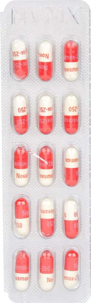 Novamox 250mg Strip Of 15 Capsules