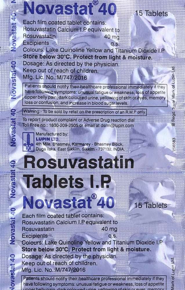 Novastat 40 Tablet