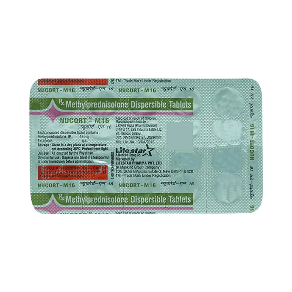 Nucort M 16mg Strip Of 10 Tablets