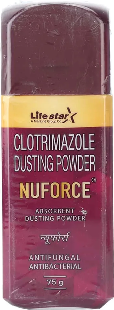 Nuforce 1% Bottle Of 75gm Dusting Powder
