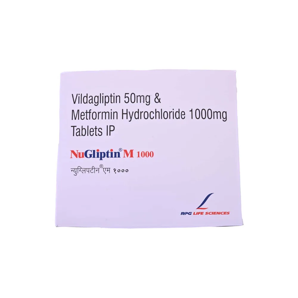 Nugliptin M 1000mg Strip Of 15 Tablets