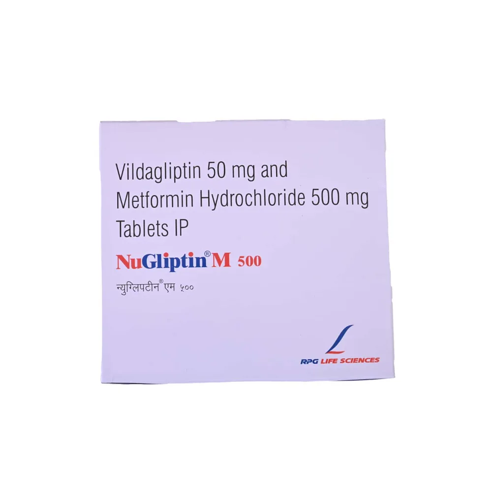 Nugliptin M 500mg Strip Of 15 Tablets
