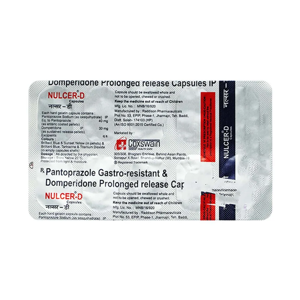 Nulcer D Strip Of 10 Capsules