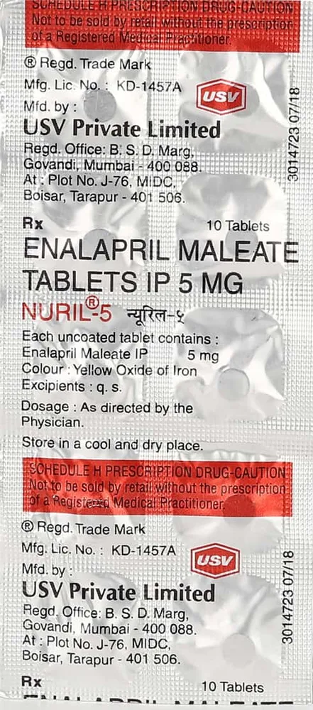 Nuril 5mg Strip Of 10 Tablets