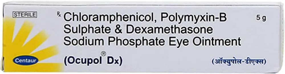 Ocupol Dx Tube Of 5gm Eye Ointment