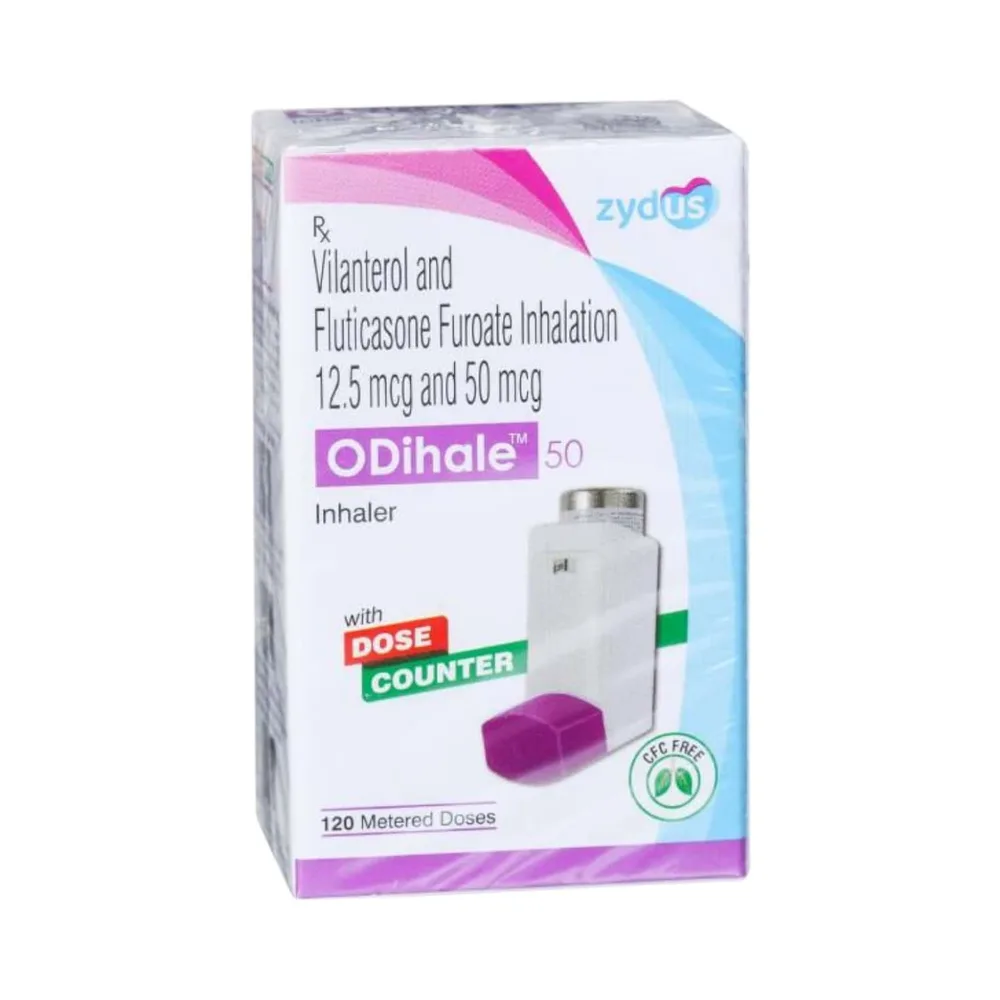 Odihale G 50mcg Cfc Free Box Of 120 Metered Dose Inhaler