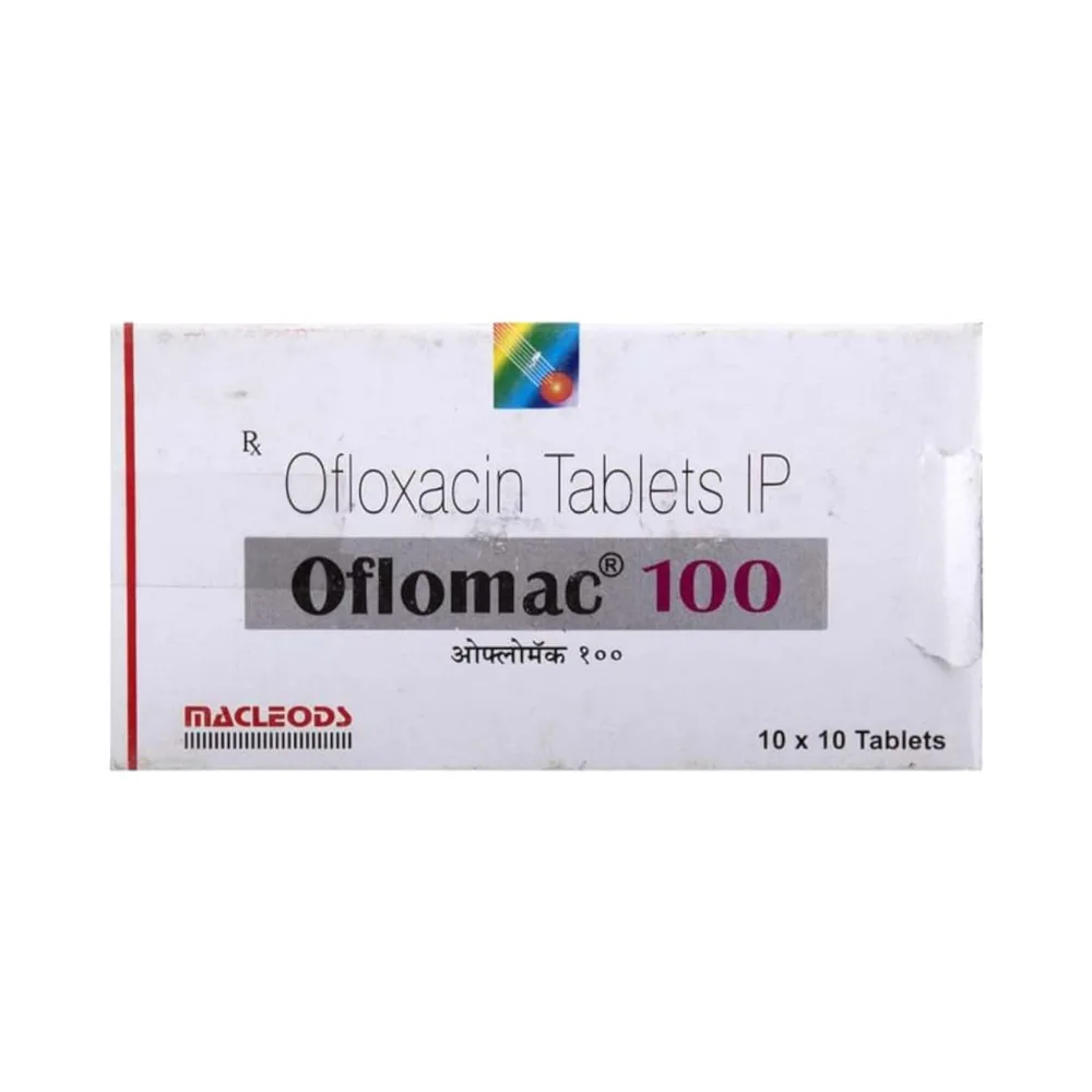 Oflomac Od 100 Mg Strip Of 10 Tablets