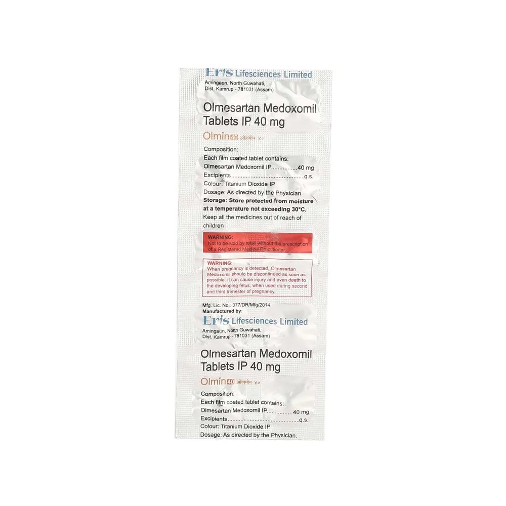 Olmin 40mg Strip Of 10 Tablets