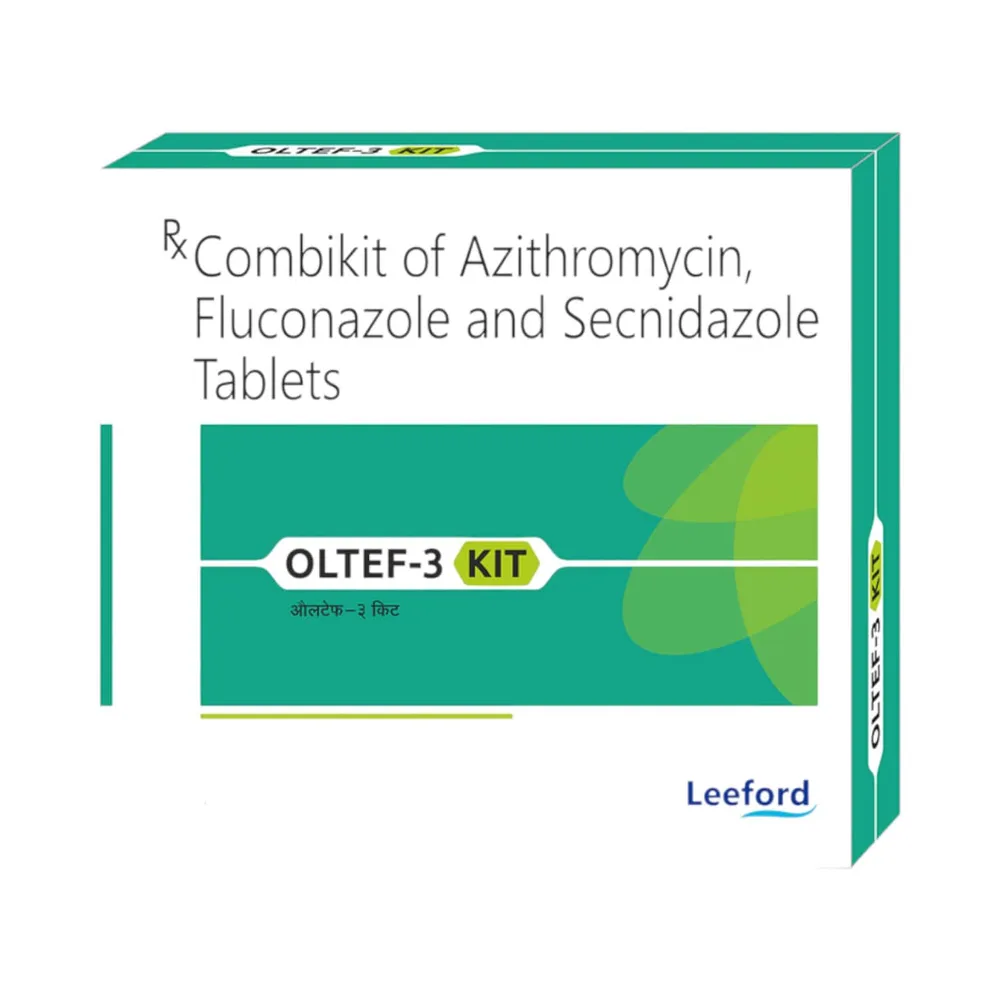 Oltef 3 Kit Strip Of 4 Combikit Tablets