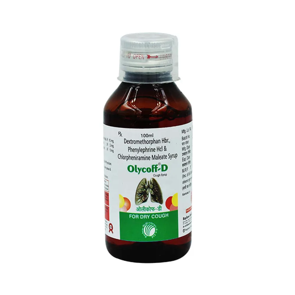 Olycoff D Bottle Of 100ml Syrup