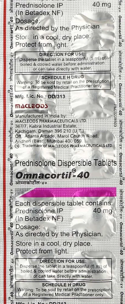 Omnacortil-40 Tablet