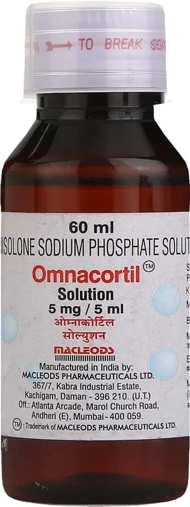 Omnacortil Bottle Of 60ml Oral Solution