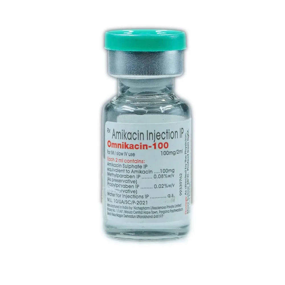 Omnikacin 100mg Vial Of 2ml Injection