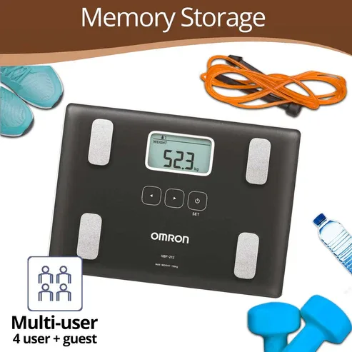 Omron Digital Full Body Composition Monitor With 4 User HBF-212
