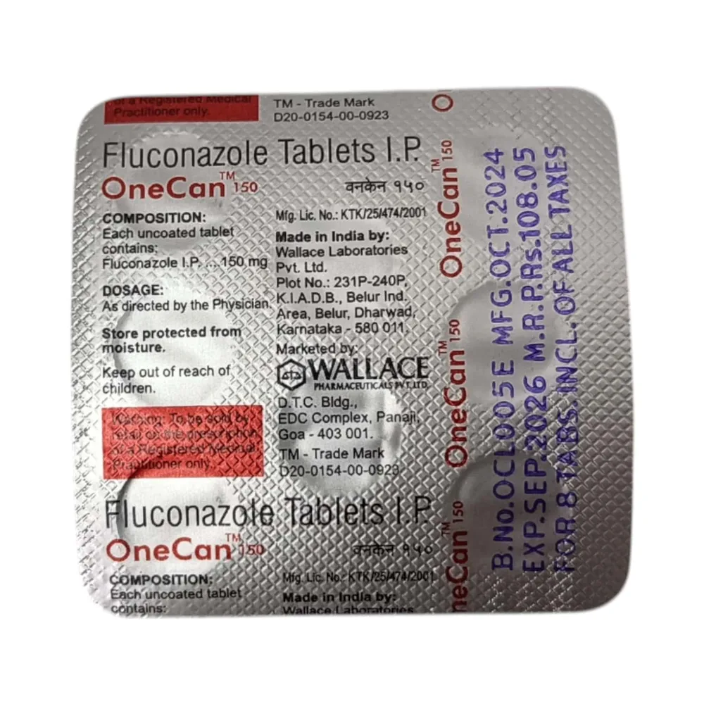 Onecan 150mg Strip Of 8 Tablets