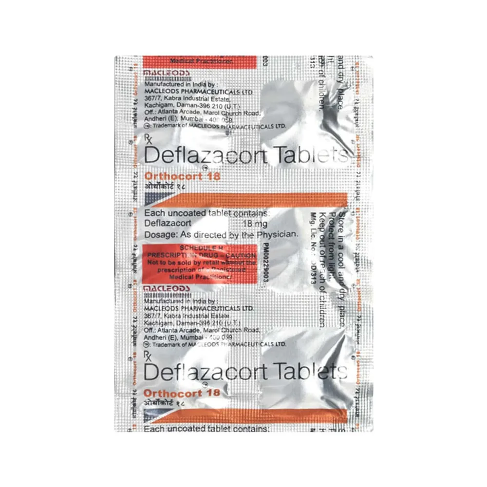 Orthocort 18mg Strip Of 6 Tablets