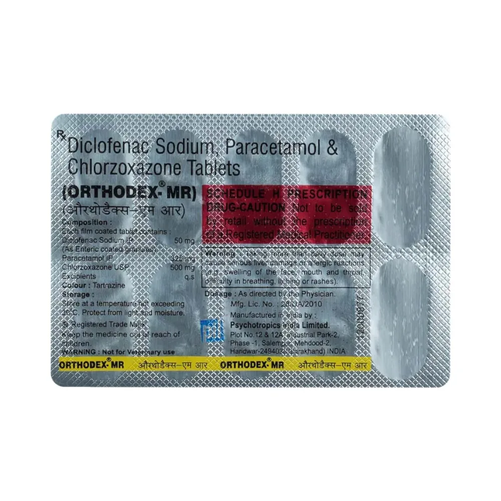 Orthodex Mr 500mg Strip Of 10 Tablets