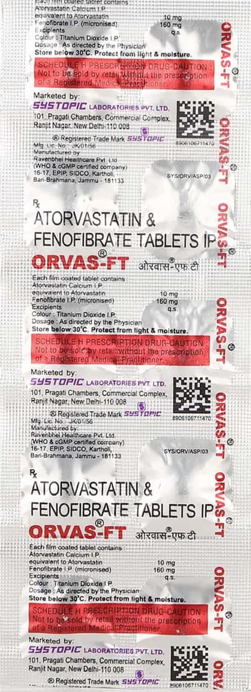Orvas Ft Strip Of 10 Tablets