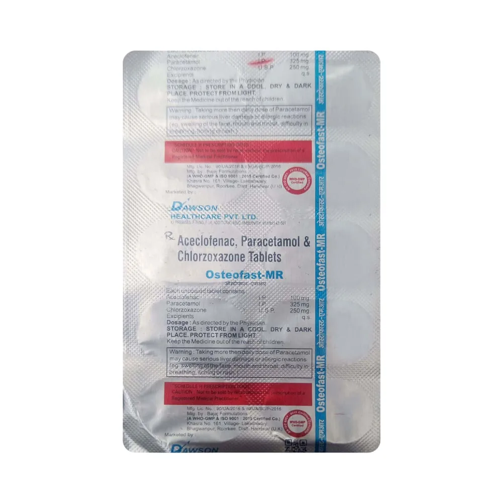 Osteofast Mr Strip Of 10 Tablets