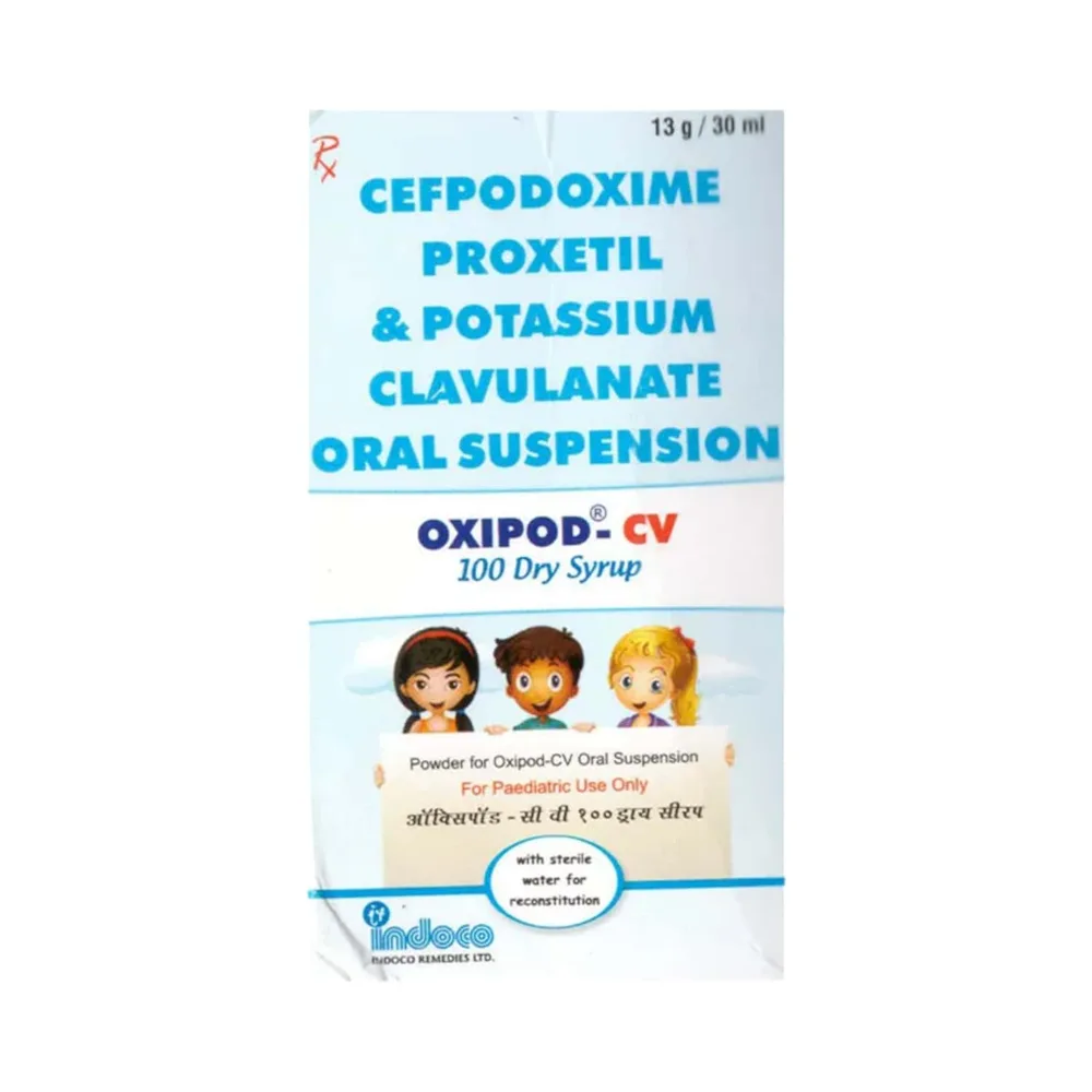 Oxipod Cv 100mg Bottle Of 30ml Dry Syrup