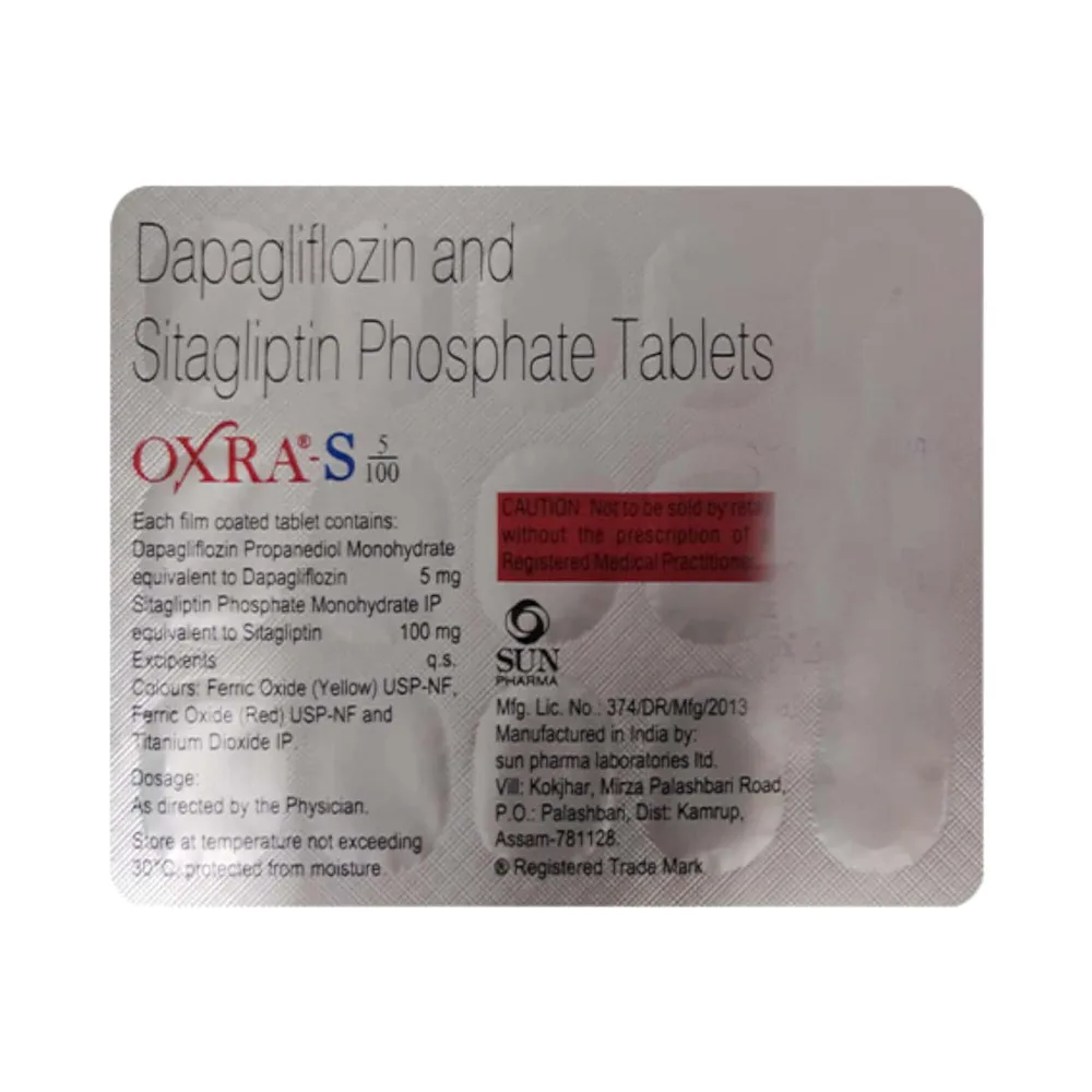 Oxra S 5/100mg Strip Of 15 Tablets