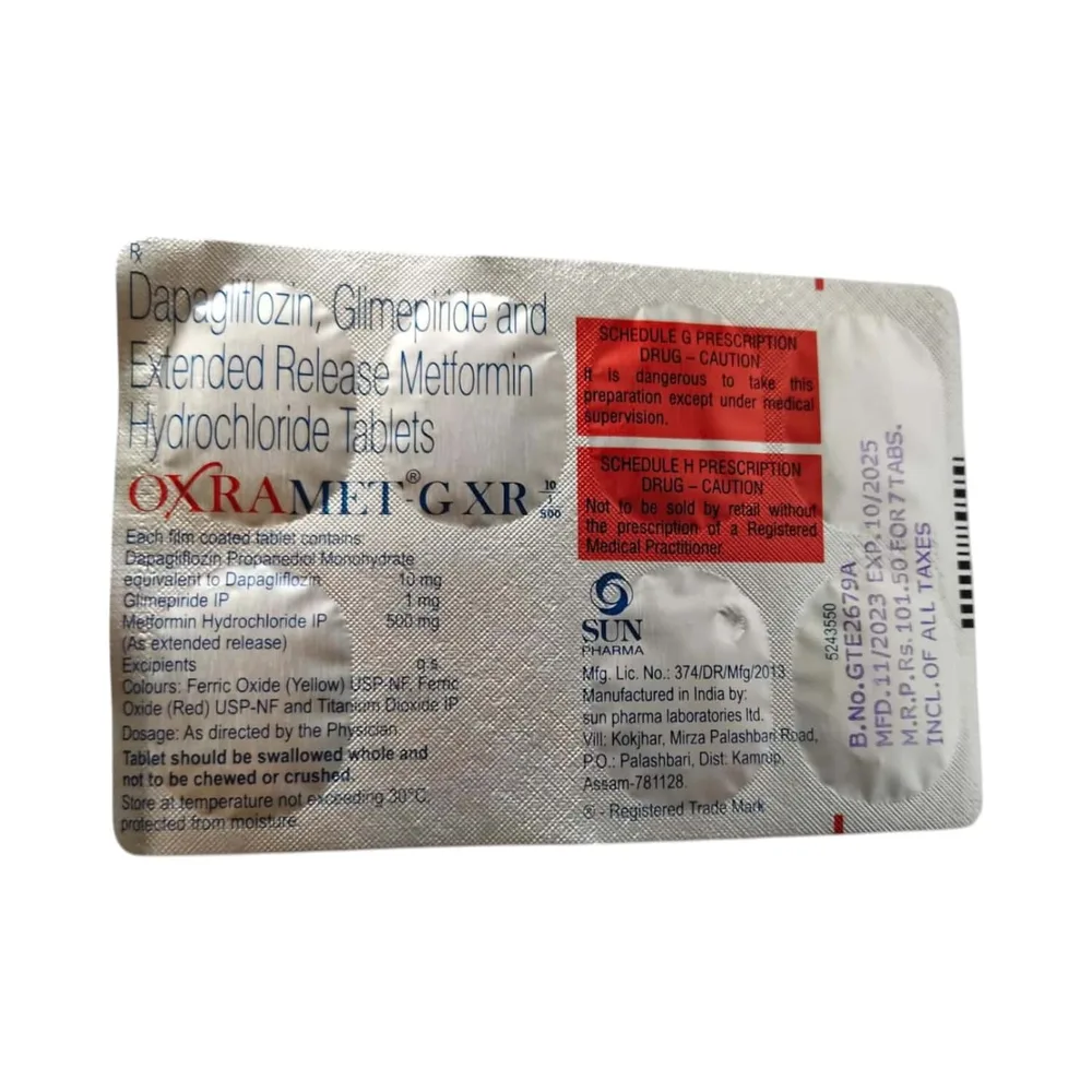 Oxramet-G XR 10/1/500 Tablet